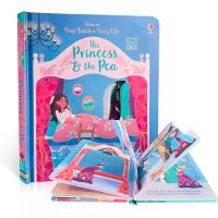 Usborne หนังสือ  Peep Inside The Princess and The Pea 3D Flip Book Toddler Story Book Bedtime Reading Book for Kids English Learning Education Book Gift หนังสือเด็ก หนังสือเด็กภาษาอังกฤษ หนังสือเด็กภาษาอังกฤษ ภาพสามมิติ หนังสือเด็ก นิทาน
