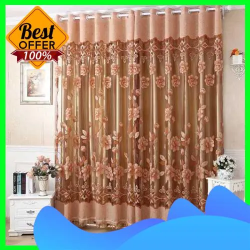 Voile Curtain Window D Divider Room, What Size Voile Curtains Do I Need