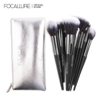 FOCALLURE ชุดแปรงแต่งหน้าแบบนุ่ม610ชิ้นสำหรับเครื่องสำอางแปรงทารองพื้นอายแชโดว์แปรงผสมเครื่องมือเสริมความงาม