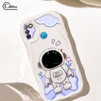 Callfire INS เคสโทรศัพท์สำหรับ Infinix Smart 5 Hot 10 Lite X657 X657B X657C พิมพ์ลายดาวเคราะห์สไตล์ป้องกันการหล่นผิวนอกนิ่มพร้อมรองรับนักบินอวกาศ