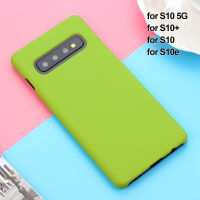 เคสแบบบางเนื้อด้านสำหรับ Samsung Galaxy S10 5G ฝาหลังพลาสติกแข็ง S10Plus S10E สำหรับ S10เคสโทรศัพท์ฝ้าเรียบ4G