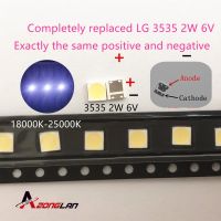 LG 500 PCS Innotek LED LED Backlight 2W 6V 3535 Cool white LCD Backlight for TV TV Application LATWT391RZLZK Electrical Circuitry Parts