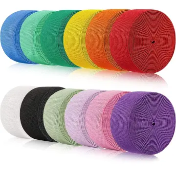 1mm Rainbow Round Elastic Band Tape Braid Bracelet String Elastic