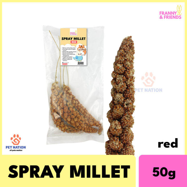 Franny's Red Spray Millet Yellow Spray Millet 50g/250g Hamster Spray