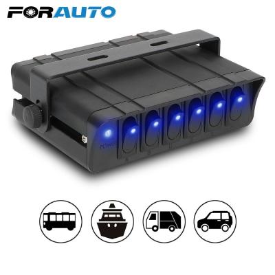 With LED Light Indicator 12V Switch Box Rocker Aluminum For Truck JEEP Offroad RV 6 Gang Toggle Controller Panel