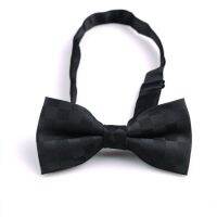 LINGUOZHANG22Bowtie ชุด Kemeja Hitam ของผู้ชายผูกโบว์ฉบับภาษาเกาหลีสีสำหรับเจ้าบ่าวชุดแฟชั่นกล่องของขวัญผู้ชาย