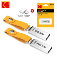 5ชิ้น KODAK K122โลหะ USB แฟลชไดรฟ์32กิกะไบต์ Memory Stick ปากกาไดรฟ์ USB2.0 Pendrive ดิสก์ U ดิสก์หน่วยความจำประเภท C อะแดปเตอร์