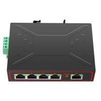 Plug and Play 5 Ports 100M Industrial Network Switch