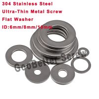 1/2/5/10/20/50 Pcs 304 Stainless Steel Gasket Ultra Thin Metal Screw Flat Washer Standard Increase Thickening Meson Washer