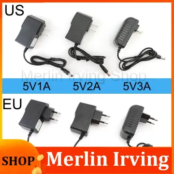  Input AC 100-240V Output 5V DC 3A Power Supply Adapter