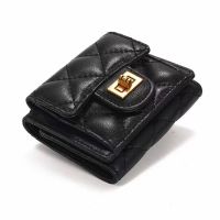 GENUINE LEATHER Womens Luxury Design Wallets Folde Purses Fashion Short Money Clutch Bag Wallet Latch Hasp Purse Small Wallet