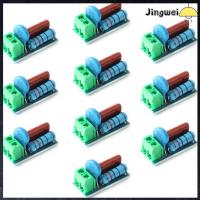 JINGWEI 10Pcs สีฟ้าสีฟ้า การดูดซึม RC โมดูลวงจร แม่เหล็กไฟฟ้าแม่เหล็กไฟฟ้า รีเลย์ติดต่อ โมดูล