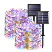 ZZOOI LED Solar Light Outdoor Waterproof Fairy Garland String Lights Christmas Party Garden Solar Lamp Wedding Decoration 7M 12M 22M