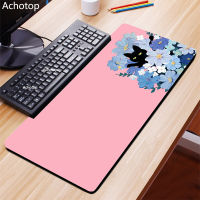 Large Anime Mouse Pad Pink Cute Cat Gaming Accessories Kawaii Office Computer Mousepad XXL PC Gamer Laptop Mous Desk Mat Pad