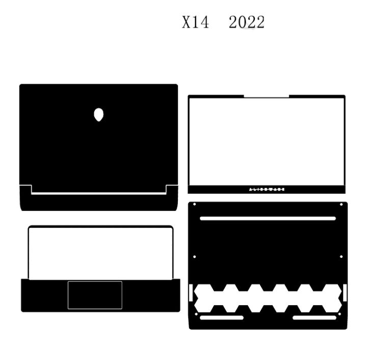 ร้อน-คาร์บอนไฟเบอร์ไวนิลแล็ปท็อปสติ๊กเกอร์ผิว-d-ecals-ที่ครอบสำหรับใหม่-dell-alienware-x14-14-quot-2022ที่วางจำหน่าย