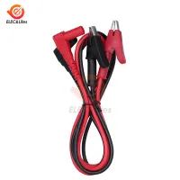 【YY】1 Pair 20A Alligator Clip to Banana Plug Test Cable Lead Connector Dual Probe 35mm Crocodile Clip For Multimeter Measure Tool