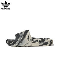 [กล่องต้นฉบับ] Adidas Lifestyle Adilette 22 รองเท้าผ้าใบสำหรับบุรุษและสตรีรองเท้าแตะสีเบจ GX6947