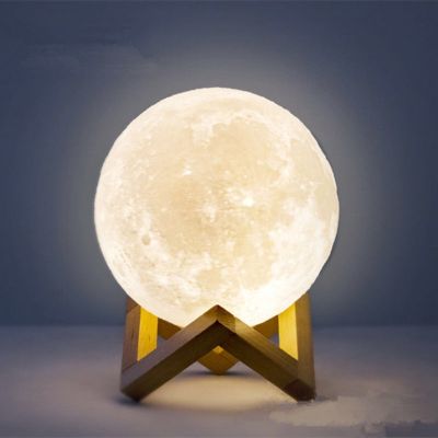 【CC】 Night Print Lamp With and Battery Color Change Bedroom for Kids Gifts lampara de