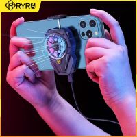 卐☍ RYRA mobile phone radiator double cooling fan three speed fast cooling Micro USB Charging anchor mobile phone radiator back clip