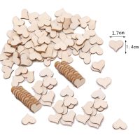 【YF】﹊◈  50pcs 1.7cm Blank Wood Slices Discs Unfinished Crafts Supplies Wedding Ornaments