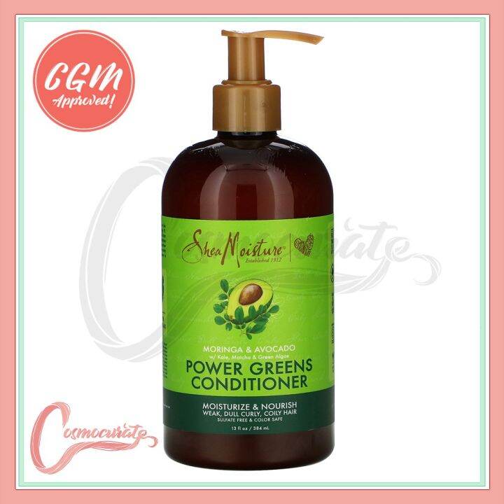 Shea Moisture Moringa And Avocado Power Greens Conditioner 384 Ml Lazada Ph 7387