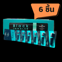 [6 ชิ้น] ยาดม Peppermint Field Black Inhaler ยาดมเป๊ปเปอร์มิ้นท์ ฟิลด์ แบล็คอินเฮเลอร์ 6 ชิ้น