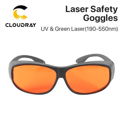 Cloudray OD6+ 355nm 532nm UV Laser Safety Goggles 190-550nm Protective Glasses Shield Protection Eyewear for UV Laser Machine