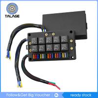 ฟิวส์และกล่องรีเลย์12V ตัวยึดฟิวส์ Ato Atc 15ช่องสำหรับเรือยอช์ต SUV อัตโนมัติ