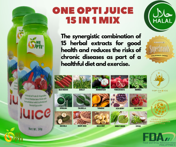 OPTI JUICE 15 in 1 Mix | Lazada PH