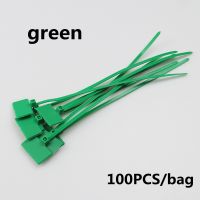 Plastic Nylon Label Ties 3*100mm Nylon Ties Labels  Self Locking Zipper Ties  Marker Cable Ties 100pcs Cable Management