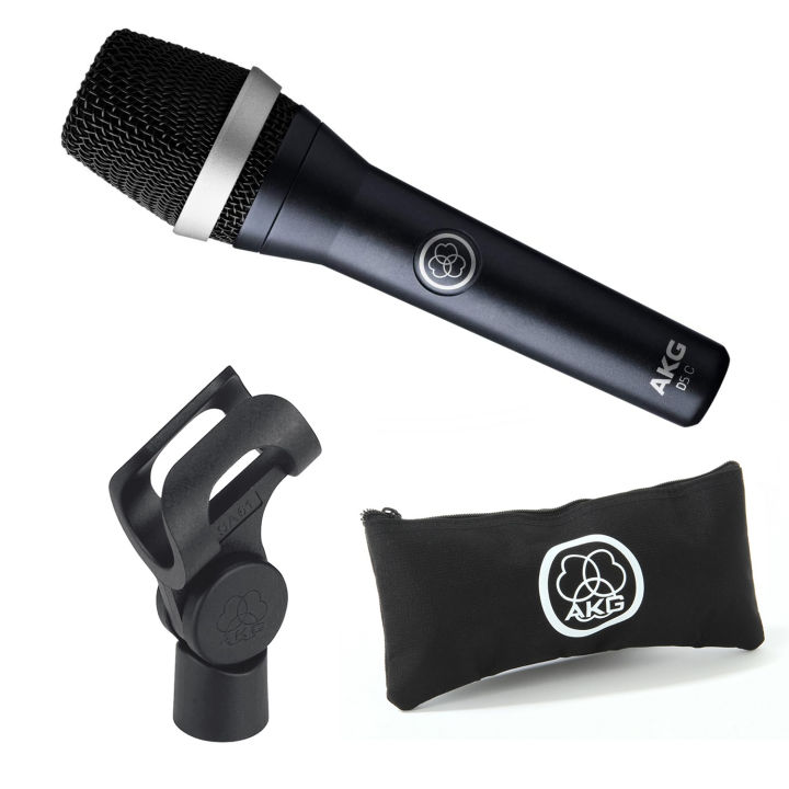 akg-d5-c-ไมค์ไดนามิก-แพทเทิร์นรับเสียง-cardioid-ย่านความถี่-20hz-17khz-แถมฟรี-ตัวจับไมค์-sa61-amp-กระเป๋าเก็บไมค์