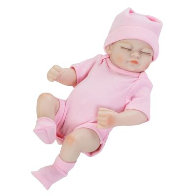 26cm10in Twin Doll Reborn Nurturing Doll Realistic Handmade Soft Toy with Easy Clean Silicone Full Body Popular Gift