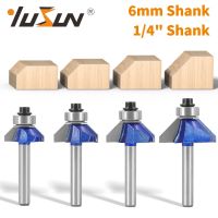 YUSUN 45 องศา Chamfer Bit Router Bit Carbide Cutters เครื่องตัดมิลลิ่งสําหรับงานไม้สําหรับไม้ Bit Face Mill เครื่องมือ