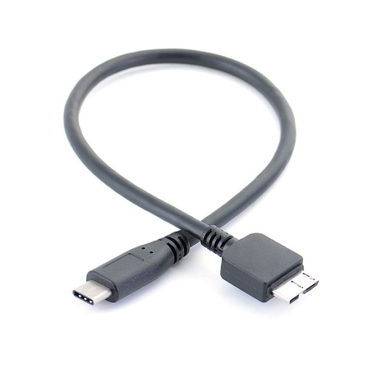 30ยูเอสบีซม. 3.1 Type C To Mircro B สายฮาร์ดไดรฟ์ข้อมูล USB-C USB Type-C ถึงไมโคร USB 3.0สายสายชาร์จถ่ายโอนข้อมูลความเร็วสูง