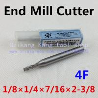 【hot】℗ New 4Flutes 1/8x1/4 M2AI Dia 1/8 End Mill Router Bit Milling Cutter Machine Super-Hard Speed