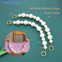 TINBERON Pearl Purse Chain Strap Handbags Handle Belt Acrylic Wrist Bag Strap Women S Obag Accessories DIY Decorative Bag Straps