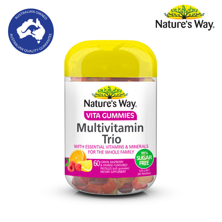 natures-way-vita-gummies-multivitamin-trio-sugar-free-สำหรับผู้ใหญ่-60-เม็ด