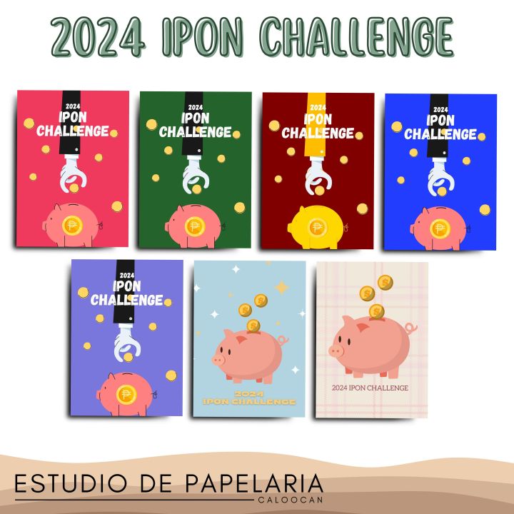 2024 Ipon Challenge Booklet Lazada PH