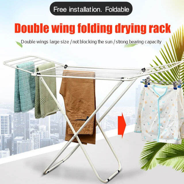vivigo Compact Clothes Drying Rack for Apartments Lazada