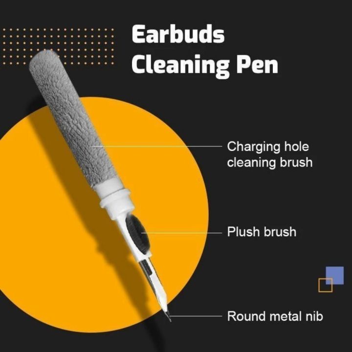 ร้อนบลูทูธหูฟังทำความสะอาดเครื่องมือสำหรับ-pro-3-2-1ทนทานหูฟังกรณีทำความสะอาดชุดทำความสะอาดแปรงปากกาสำหรับ-airdots-3pro