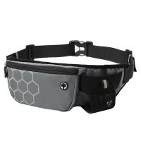 Large Capacity Sports Waist Bag For Men Women Outdoor Camping Oxford Cloth With Zipper Fitness Backpack Running Pockets Elastic