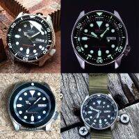 ขอบเซรามิคแบบเรียบแบรนด์ DLW Flat Ceramic Insert สำหรับ Seiko SKX007,009,011,A65 และ Seiko 5 Sport SRPD