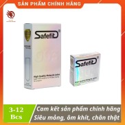 HCM CHÍNH HÃNG  - Bao cao su Safefit 0.03mm Cực siêu mỏng - hộp 12 cái