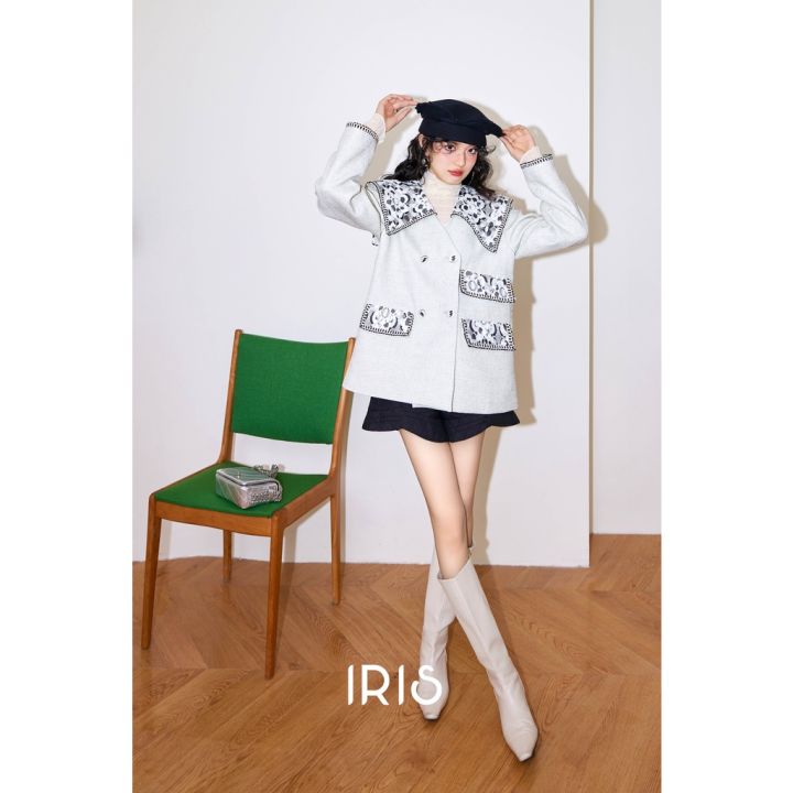 สินค้าลิขสิทธิ์แท้-iris-boutique-ic2381592-sea-salt-coat-เสื้อผ้าผู้หญิง-เสื้อโค้ท