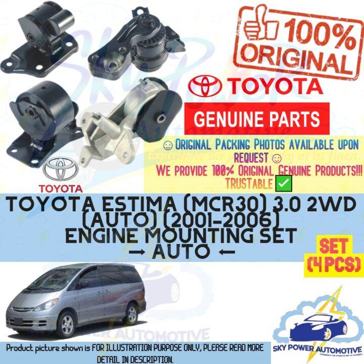TOYOTA ESTIMA (MCR30) 3.0 2WD (AUTO) (2001-2006) 100% ORIGINAL TOYOTA ...