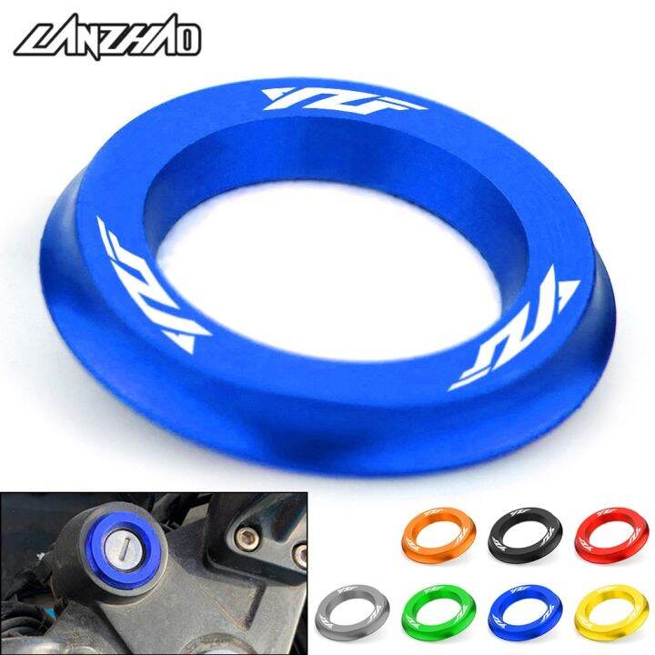 YZF Motorcycle Ignition Switch Cover Ring CNC Accessories for Yamaha YZF R25 R3 2013 2014 2015