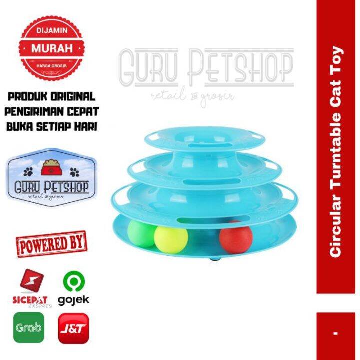 Circular turntable cat clearance toy