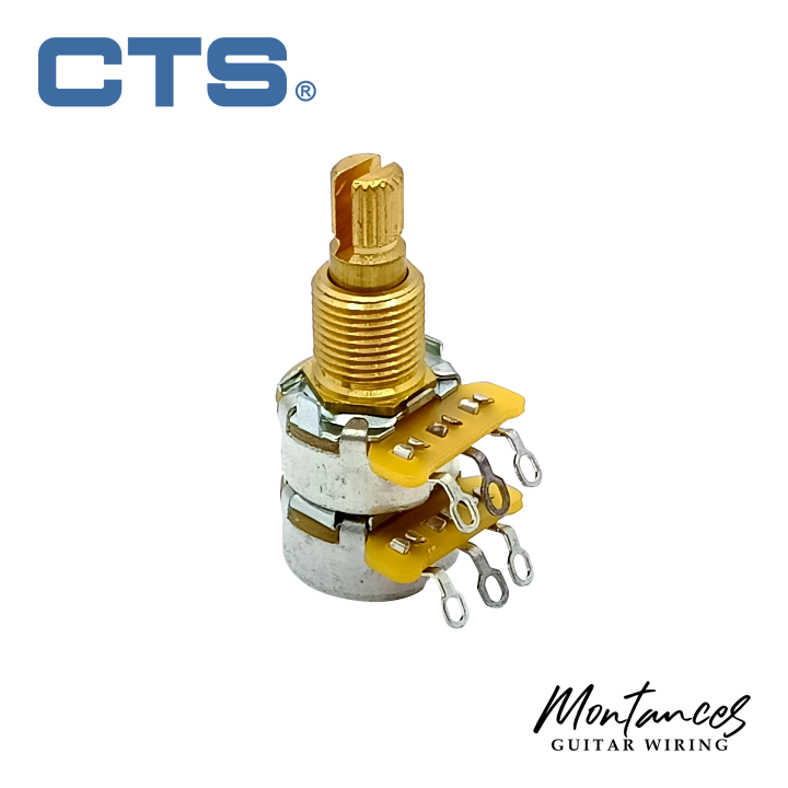 CTS® BalanceBlend Dual Gang Potentiometer with center detent linear