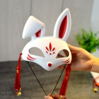 ใหม่หน้ากากกระต่าย Sprout กระต่ายหน้ากากฮาโลวีน COSPLAY Masquerade Carnival Props แฟชั่น Party Mask