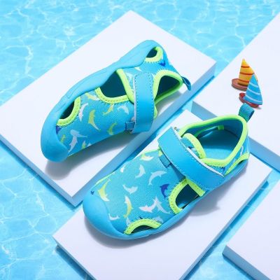Kids Sandals Spring and Summer Childrens Closed Toe Sports Beach Shoes Girls For Boys Wading Shoes Children beach shoes